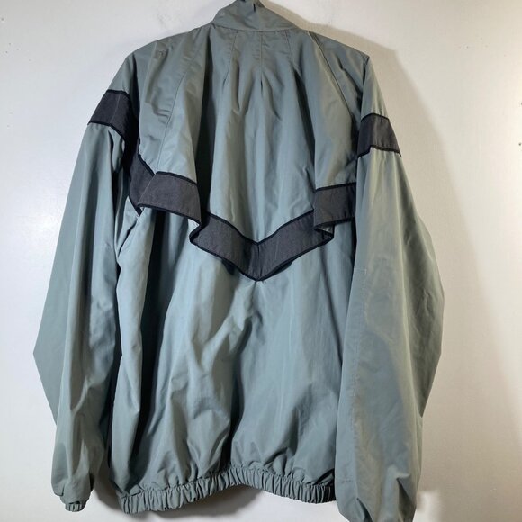 Mens‎ Vintage IPFU Nylon Army Jacket Gray Black XL Long - Picture 2 of 9